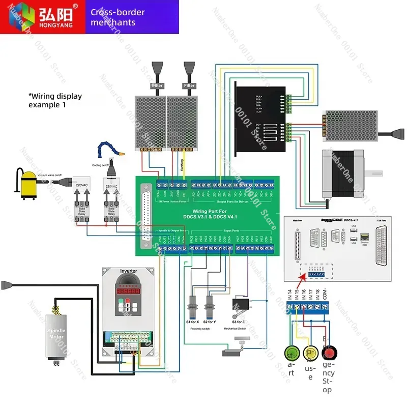 DDCS V4.1 V3.1 CNC Controller  - Ddcs V4.1 4 Axis Cnc Offline Controller review and price