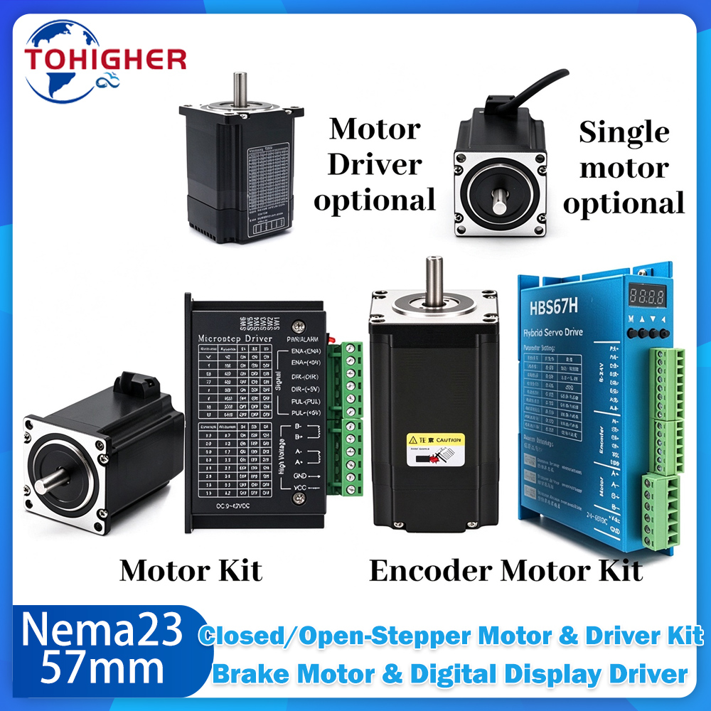 Nema23 57mm Closed Loop Steppe - Nema 23 Closed Loop Stepper Motor Driver Kit review and price
